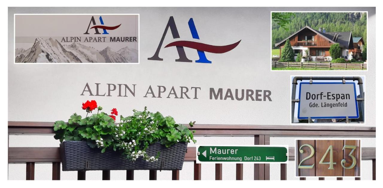 Alpin Apart Maurer Лангенфельд Экстерьер фото